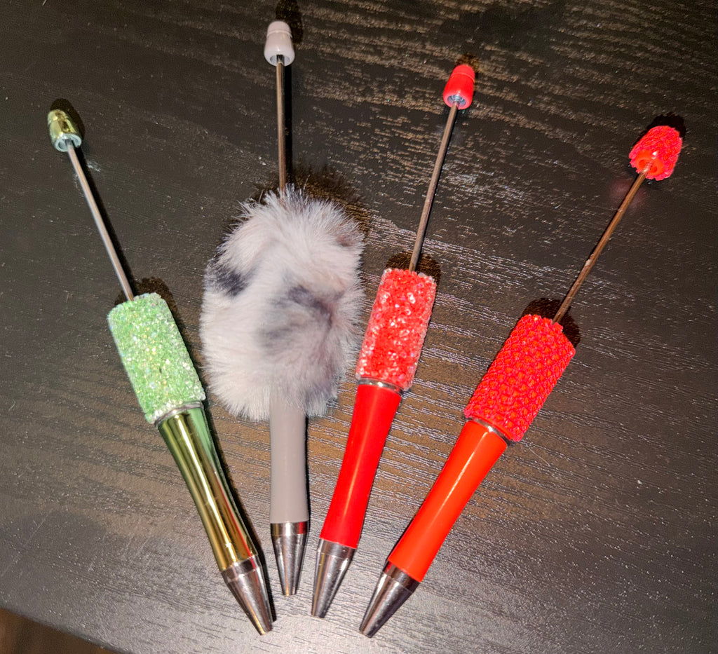 Sugar, Fluffy & Half Rhinestone Pens